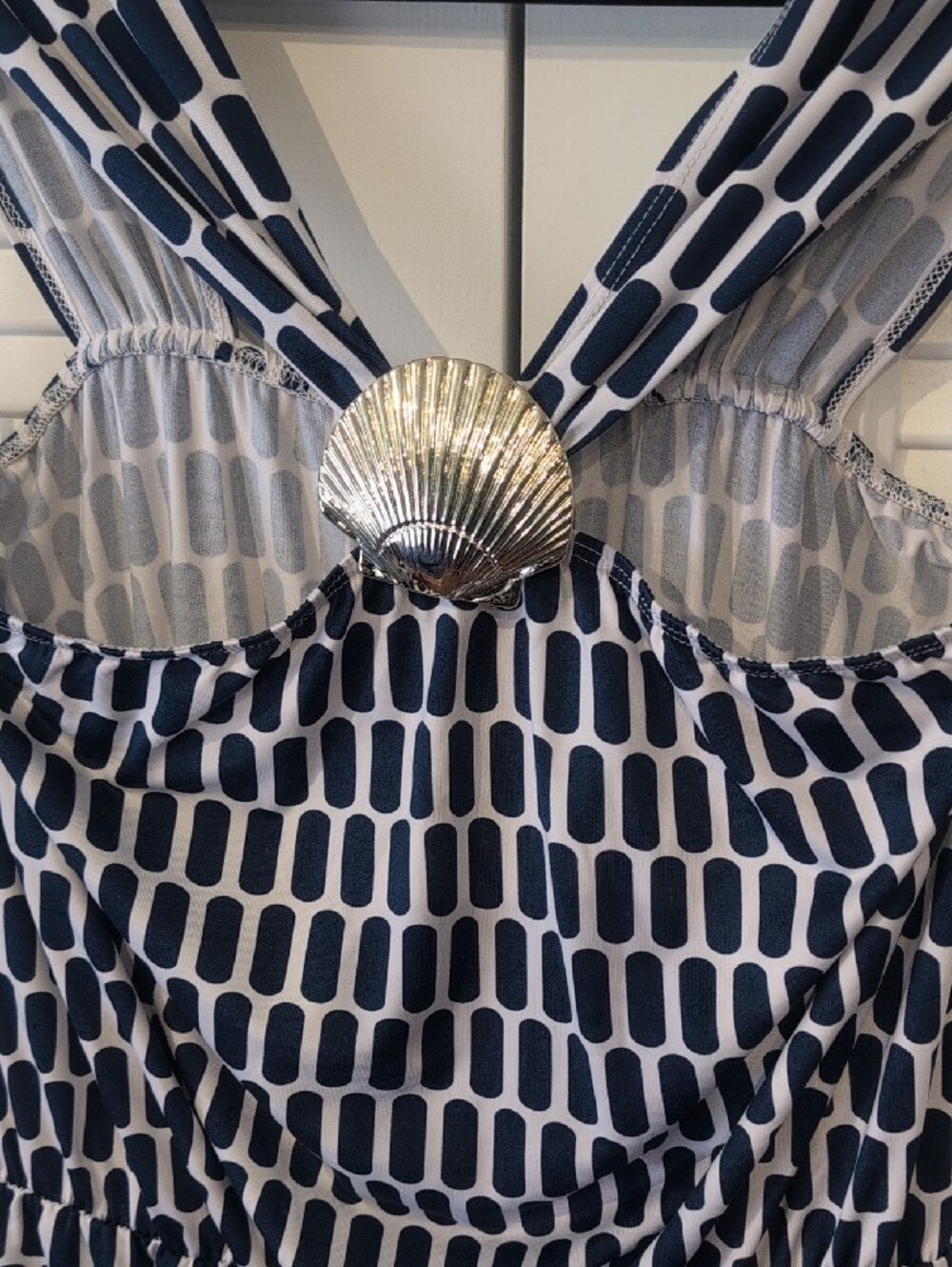 Mud Pie Geometric Mini Dress NWT Size M - Picture 4 of 8